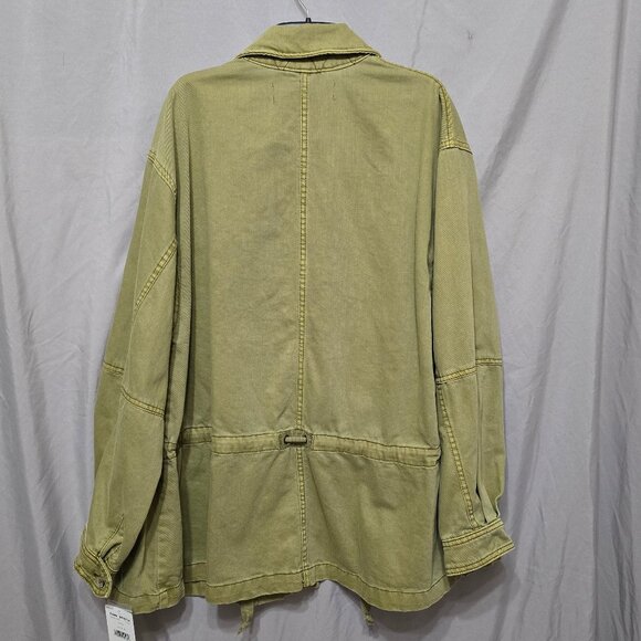 Free People Seize The Day Military Jacket, Army, M - Picture 8 of 13